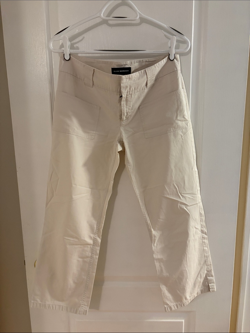 Club Monaco Cream Capris